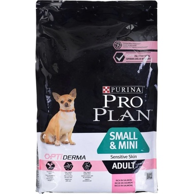 PURINA NESTLE PURINA PRO PLAN Adult Small&Mini Sensitive Skin Храна за кучета, суха, за възрастни, малки и мини породи, за чувствителна кожа, 7kg