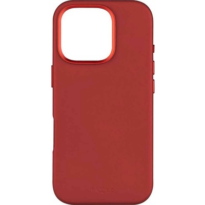Fixed MagLeather s podporou MagSafe pro Apple iPhone 16 Pro, červený FIXLM-1402-RD