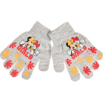 Disney Minnie Girls Dievčenské rukavice šedé
