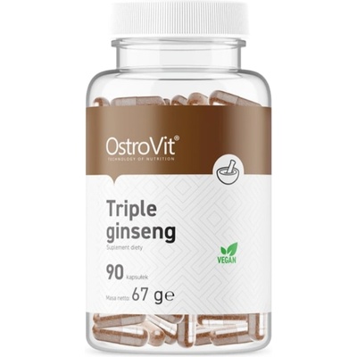 OstroVit Triple ginseng, 90 капсули, OstroVit