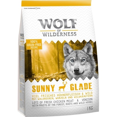 Wolf of Wilderness Adult Sunny Glade jelen 2 x 12 kg