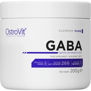 OstroVit GABA Powder, неовкусен, 200 g, OstroVit