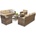 Garden Point Градински мебели Monaco Coffee 8 Garden Point кафяво (GAP249-10)
