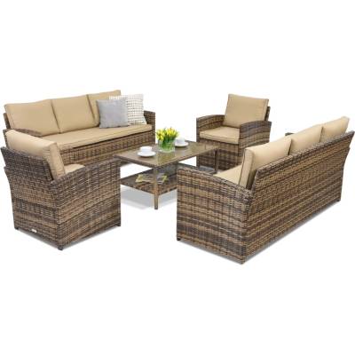 Garden Point Градински мебели Monaco Coffee 8 Garden Point кафяво (GAP249-10)