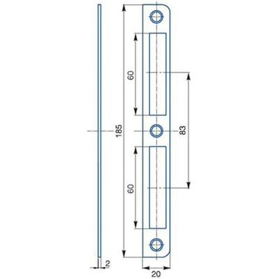 Market protiplech K191 BÍ Zn univer. rovný (10ks) – Zboží Mobilmania