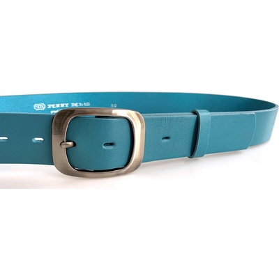 Penny Belts dámský kožený opasek 9957 modrý