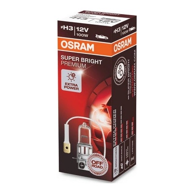 Osram Super Bright Premium 12V H3 100W Pk22s