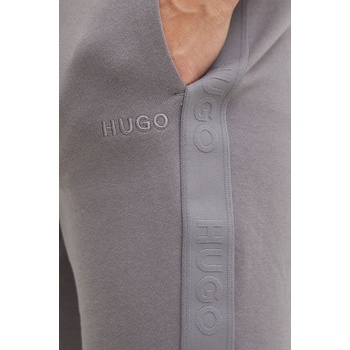 HUGO Домашен къс панталон от памук hugo в сиво 50520492 (50520492)