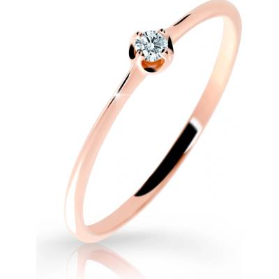 Cutie Jewellery gold Zásnubní prsten Z6729 2931 ze zlata se zirkonem Růžová