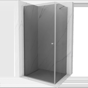 Mexen Pretoria душ кабина с отварящи се врати 80 x 110 см, графит, хром - 852-080-110-01-40 (852-080-110-01-40)