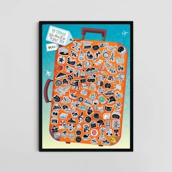 Image 1 of ШантавоЕ Скреч постер 99 неща, които да направиш през живота си