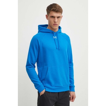 Under Armour Суичър Under Armour в синьо с качулка с изчистен дизайн (1379757)