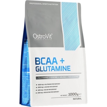 Image 1 of OstroVit BCAA + GLUTAMINE Powder [1000 грама] Неовкусен