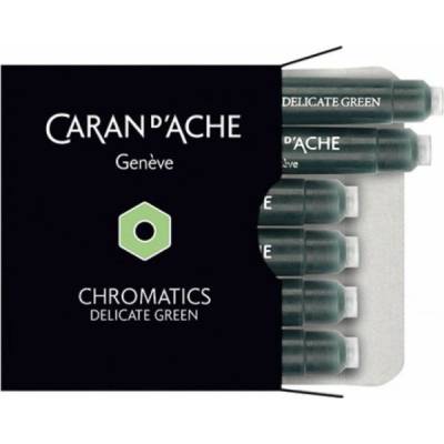 Caran D'ache Inkoustové bombičky Chromatics zelená Delicate Green 8021.221