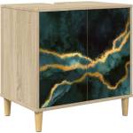 vidaXL Шкаф за баня WIJHE Сонома 60 x 40 x 60 см Инженерна дървесина (8007394)