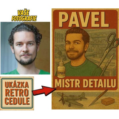 Retro cedule - Modelářství - Plech - hliníkový sendvič / A5 ( 20x15cm) – Zbozi.Blesk.cz