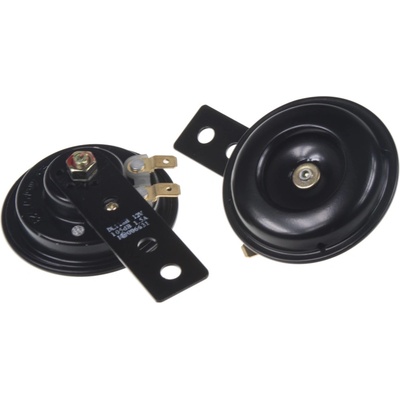 Diskový klakson (vysoký a nízký tón), průměr 65mm, 12V – Hledejceny.cz