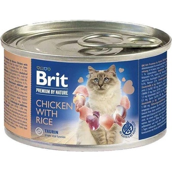 Brit Premium by Nature Chicken with Rice- пастет за котки 200g