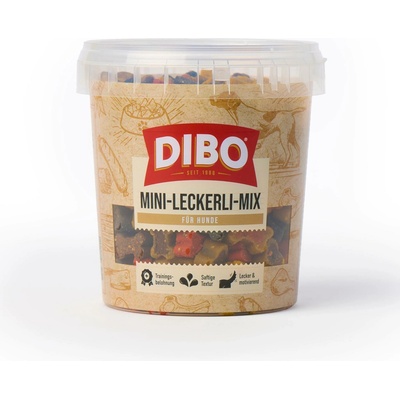 DIBO směs mini pamlsků v kbelíku Výhodné balení 3 x 500 g