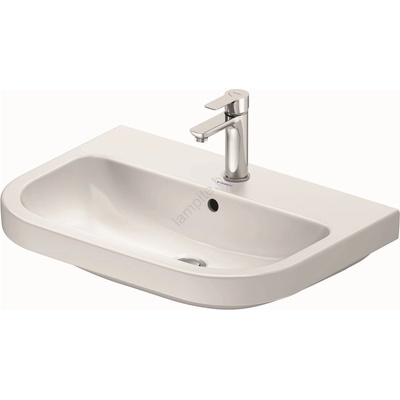Duravit 23986500002 - Стенен умивалник D-CODE 65x46 см керамика/бял гланц (DA0075)