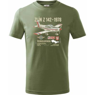 Dětské tričko Zlín Z 142 1978 Basic