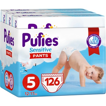 pufies Пелени гащи Pufies Pants Sensitive 5, 126 броя (3800024035265)