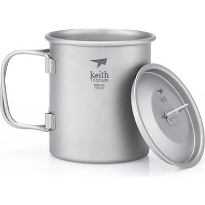 Keith titanový hrnček s viečkom Mug 300 ml