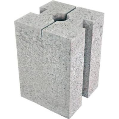 Patka plotová PRESBETON průběžná – 250 x 250 x 350 mm