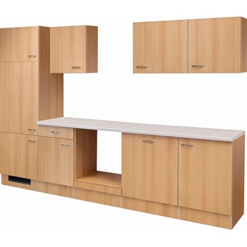 Flex Well Kuchyňa Nano 280 cm/typ 10 bez el.spotrebičov a drezu