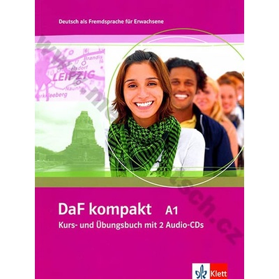 DaF kompakt A1 1. diel učebnice nemčiny a pracovný zošit vr. 2 audio CD
