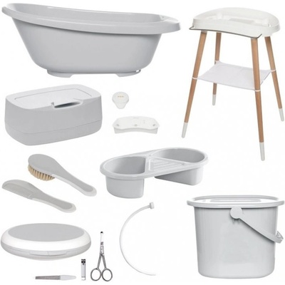 BÉBÉ JOU Sada digitálna kúpacia Sense Plus 8 dielna Light Grey