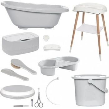 BÉBÉ JOU Sada digitálna kúpacia Sense Plus 8 dielna Light Grey