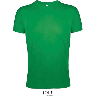Sol's Regent Fit pánske tričko Slim Fit zelené kelly