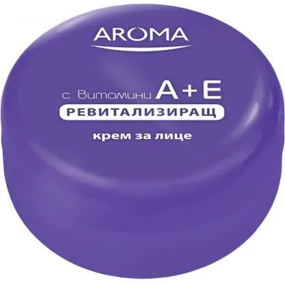АРОМА крем за лице с витамини А+Е, Ревитализиращ, 75мл