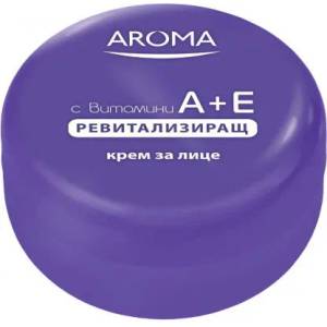  АРОМА крем за лице с витамини А+Е, Ревитализиращ, 75мл