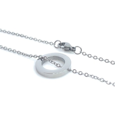 Jan Kos jewellery Řetízek s přívěskem z oceli 12118278