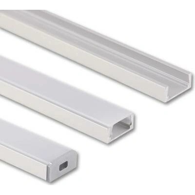 ML-761.001.74.2 Přisazený hliníkový profil PG2 16x8mm včetně mléčného difuzoru 2m