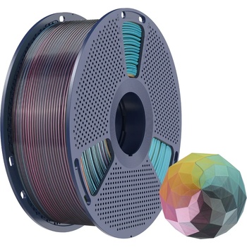 SUNLU Silk PLA+ Forth-Color Red Yellow Green Black - 1, 75 mm / 1000 g (6933582322298)