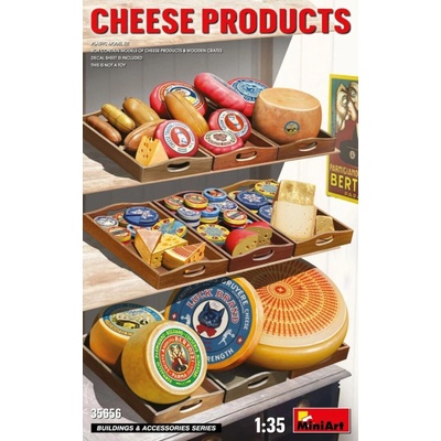 MiniArt Cheese Products w/ Wooden Crates 1:35