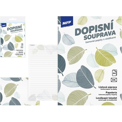 Dopisní papír barevný LUX 5+10 (lístky) 5550375