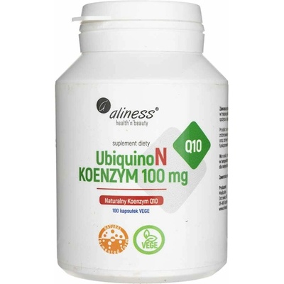 Aliness UbiquinoN prírodný koenzým Q10 100 veg. kapsúl