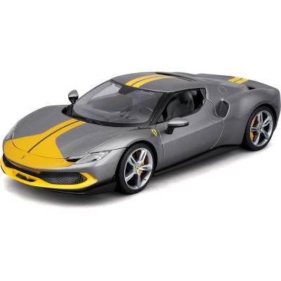 Bburago Ferrari 296 GTB Assetto Fiorano šedá 1:18