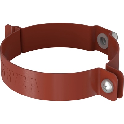 Bryza STAL Upínací krúžok na potrubie 100 mm tehlovočervený