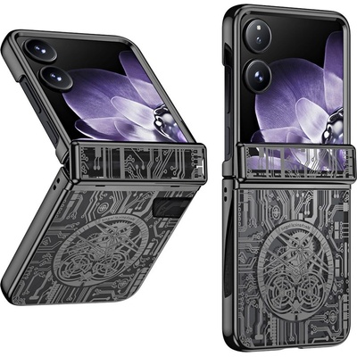 Xiaomi Твърд Калъф за Xiaomi Mix Flip 5G Mechanical Legend Electroplating PC с Протектор - 5 цвята