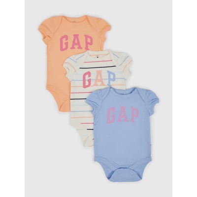 GAP Baby body Brannan Bear 3ks Viacfarebná