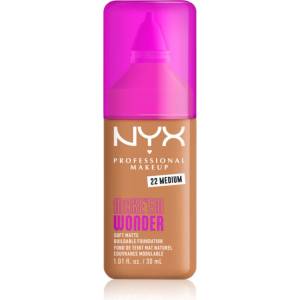 NYX Professional Makeup Make ‘Em Wonder лек матиращ фон дьо тен цвят 22 Medium 30ml