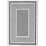 Bizzotto КИЛИМ kashan 180x270cm БЯЛ/ЧЕРЕН (0607748)