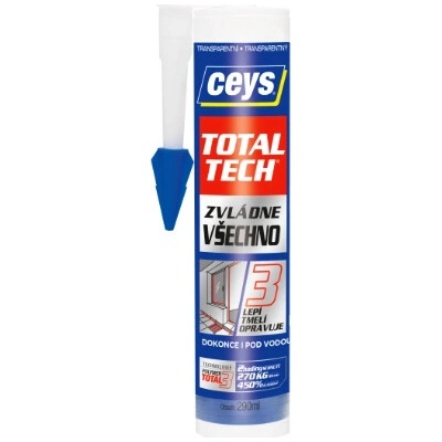 Ceys Total Tech univerzální lepidlo a tmel, 290 ml Černá