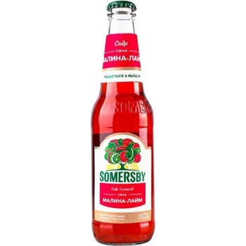 Сайдер Somersby малина и лайм 330мл