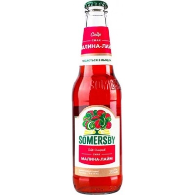Сайдер Somersby малина и лайм 330мл